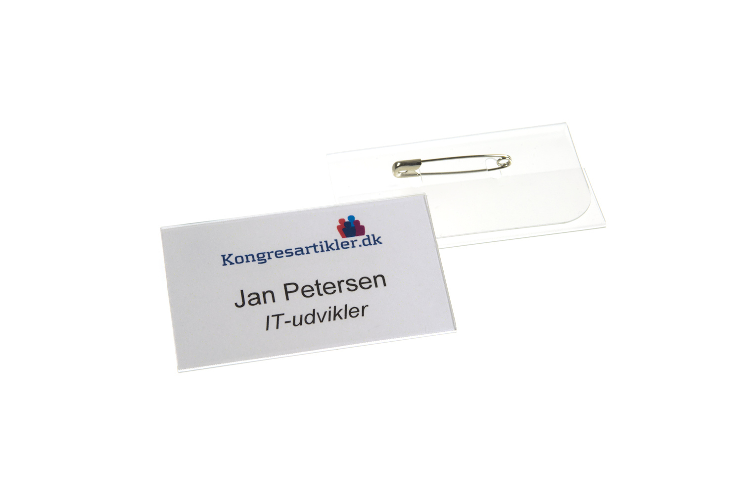 navneskilte med sikkerhedsnål navneskilte med sikkerhedsnål